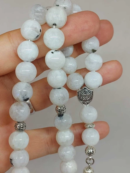 Ay Taşı 33lük Tesbih 10mm (9338) - Resim 2
