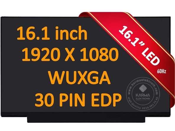 HP Victus 16-e0072nt (68P41EA) LCD Ekran Panel FHD V1 30Pin ürün görseli 1