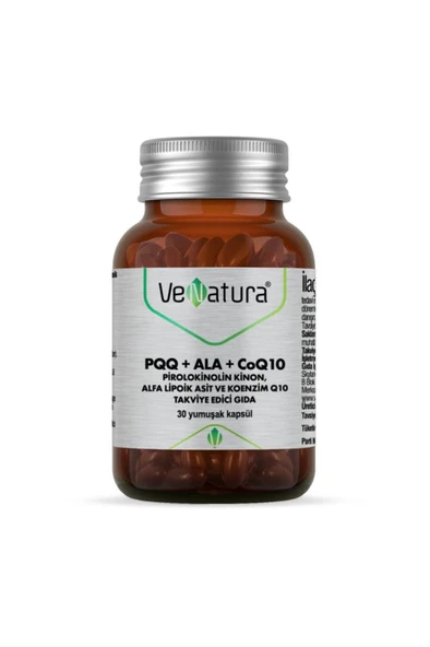 Venatura Pqq+ala+coq10 30 Yumuşak Kapsül ürün görseli 1