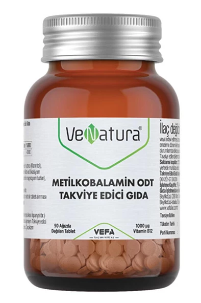 Venatura B12 Metilkobalamin Odt 90 Tablet ürün görseli 1