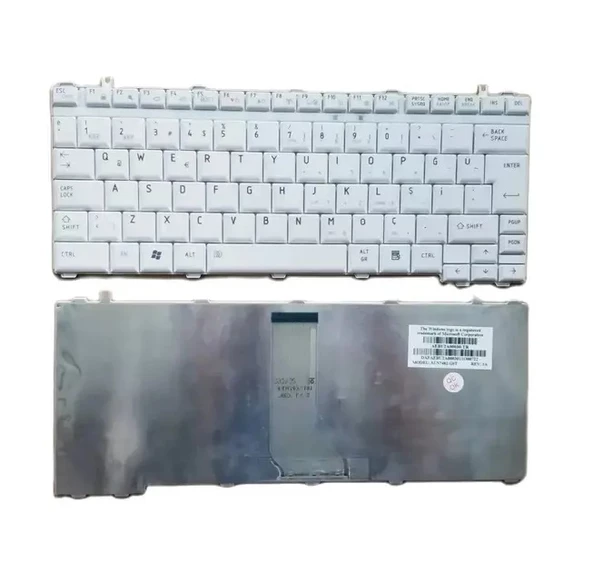 Toshiba Satellite U505-S2935 U505-S2940 Notebook Klavyesi - Beyaz TR ürün görseli 1