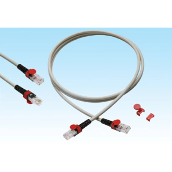 HCS T06-00420-206 2MT CAT6 Patch Cord LSOH Gri ürün görseli 1