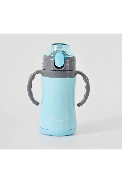 Biberon Termos Çelik Çift Katlı 280ML Renkli - Resim 4