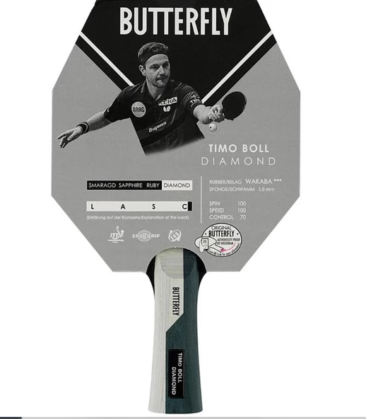 Butterfly Timo Boll Diamond Masa Tenisi Raketi 85034 ürün görseli 1