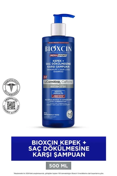 Bioxcin Kepek Önleyici  Saç Dökülmesine Karşı Şampuan 500Ml ürün görseli 1