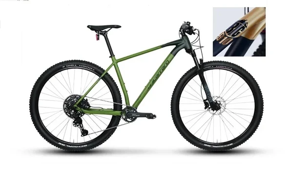 CARRARO BIG 910 ERKEK DAĞ BİSİKLETİ 530H HD 29 JANT 10 VİTES KOYU LACİVERT AÇIK BRONZ ürün görseli 1