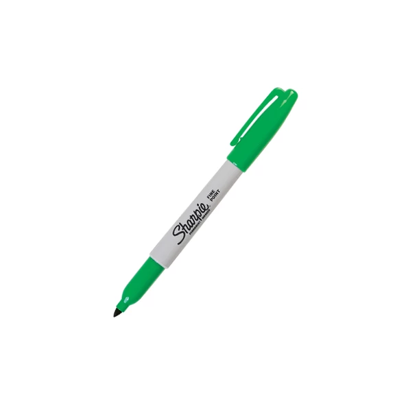 Sharpie Markör Permanent Fine Yuvarlak Uçlu Yeşil 1741834 ürün görseli 1