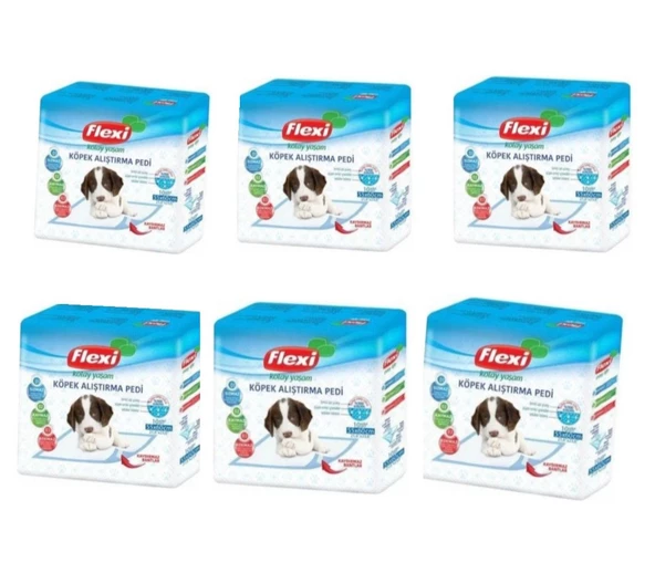 Flexi Kaydırmaz Bantlı Çiş Pedi 55x60 Cm 10 x 6 Adet ürün görseli 1