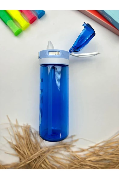 H2O Polikarbon Matara 650 ml mavi renk - Resim 2