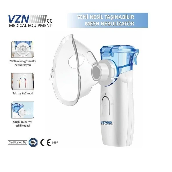 Medikaltec Yeni Nesil Taşınabilir Mesh Nebülizatör Ys35 ürün görseli 1