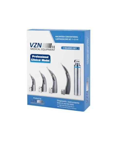 Medikaltec  4 lü Laringaskop Set - Resim 2