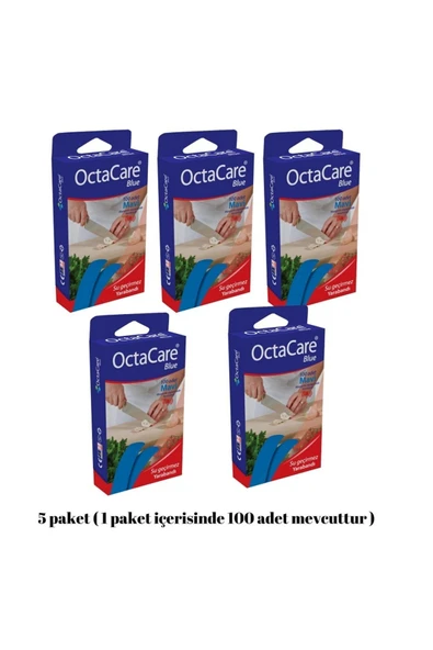 Medikaltec 5 Paket Mavi Yara Mavi Yara Bandı Su Geçirmez Dedektör Duyarlı ürün görseli 1