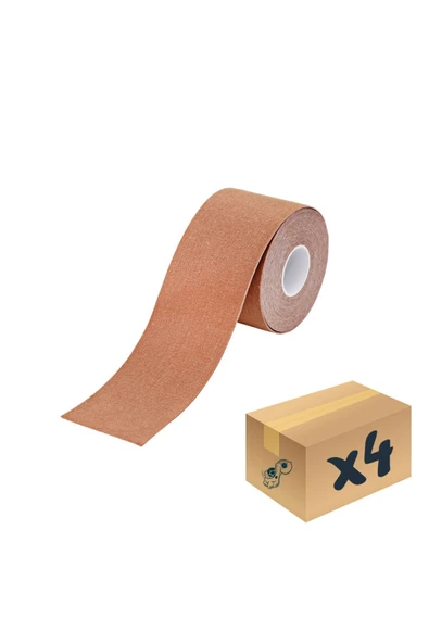 Medikaltec Vzn Kinesio Sport Tape – Sporcu Ağrı Bandı 5m X 5cm Ten Rengi 4 Adet ürün görseli 1