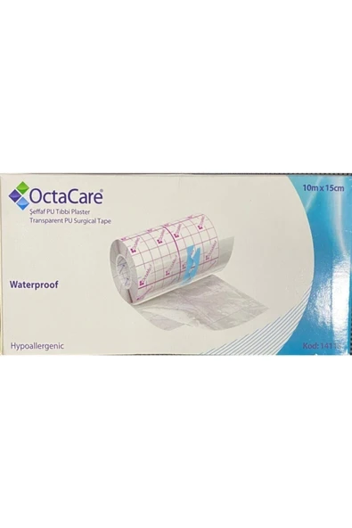 Medikaltec 14115 Şeffaf Pu Tıbbi Su Geçirmez Banyo Bandı Flaster 10mx15cm ürün görseli 1