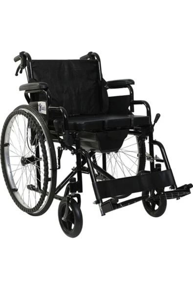 Medikaltec G-120 Klozetli Manuel Tekerlekli Sandalye / Commode Manual Wheelchair ürün görseli 1