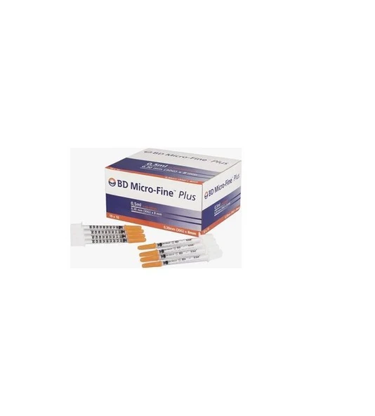 Medikaltec Bd Micro Fine  0,5 ml Insülin Enjektörü - Resim 2