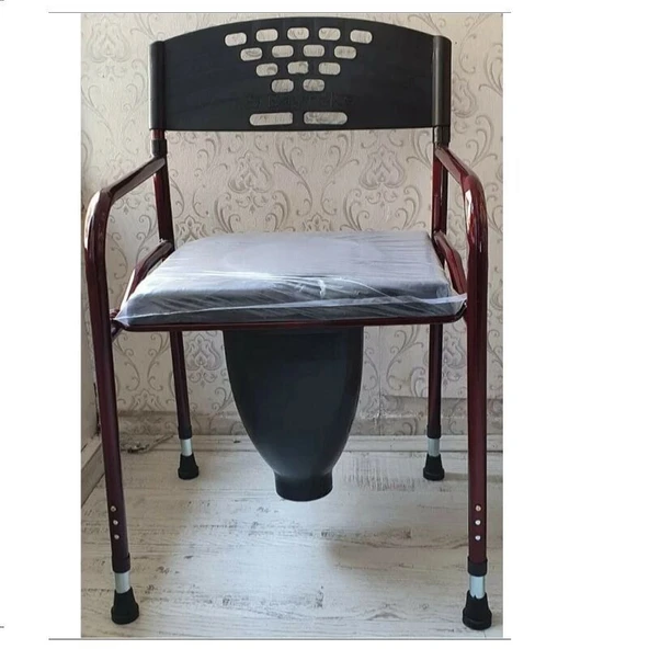 Medikaltec Hasta Wc Sandalye Klozet Direk Wc Tuvalete Seyyar Sandalye Kolay Katlanır ürün görseli 1