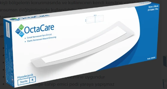 Medikaltec  Non-Woven Yara Örtüsü 9 cm x 30 cm 25 Adet ürün görseli 1