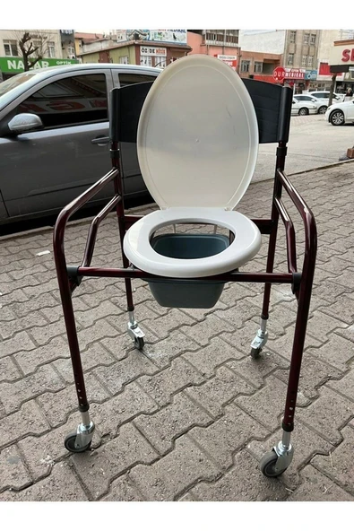 Medikaltec Tekerlekli Tuvalet Aparatı Hasta Engelli Tuvaleti ürün görseli 1