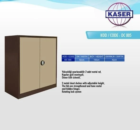 Medikaltec Dosya Dolabı Çelik Dolap DC 005 ürün görseli 1