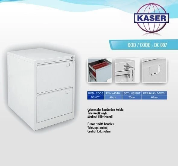 Medikaltec Kartoteks Dolap DC008 Kartoteks Dolap ürün görseli 1