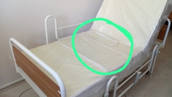 Medikaltec Sünger Tuvaletli Deri Kılıflı 2 Parça Hasta Yatağı Süngeri ürün görseli 1