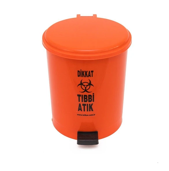 Medikaltec Tıbbi Atık Kovası 40 Litre Pedallı ürün görseli 1