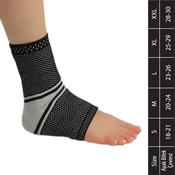 Medikaltec Örme Ayak Bilekliği SMALL - Resim 2