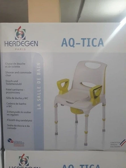 Medikaltec Hasta Duş Sandalyesi  Yüksekliği Ayarlanabilir 540350 ürün görseli 1