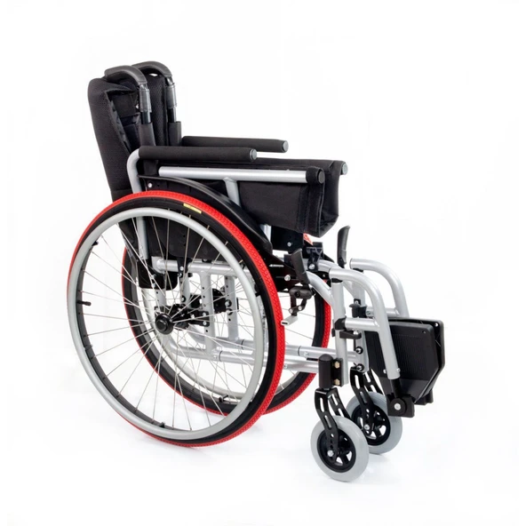 Medikaltec  -315 Active Hafif Manuel Alüminyum Tekerlekli Sandalye (Oturma Genişliği 38 cm) ürün görseli 1
