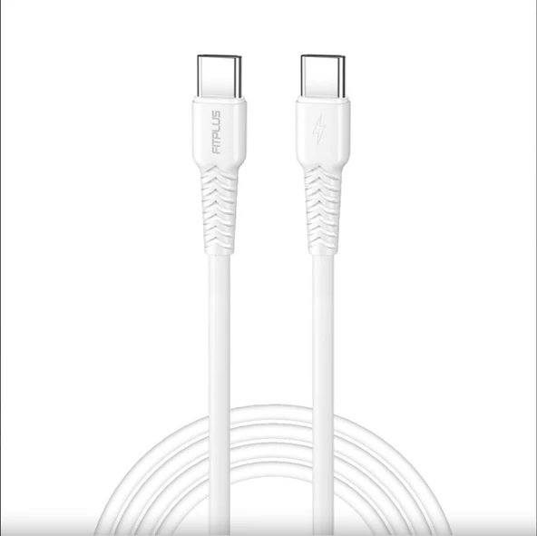 Technow Fitplus Bianca B543 Type-c - Type-c Flex 20w Pd 1Mt Şarj Kablosu - Resim 3