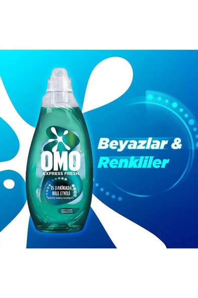 OMO EXPRESS FRESH 1480ML BEYAZ-RENKLI - Resim 5