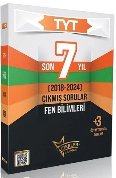 TYT Fen Bilimler Çıkmış Sorular Son 7 Yıl Çözümlü Liderler Karması ürün görseli 1