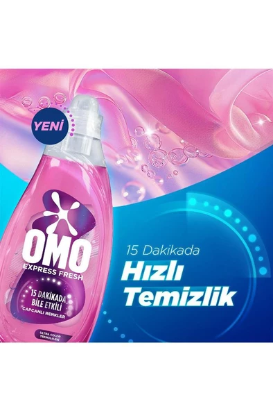 Omo Express Fresh Renkli & Siyah 1480 ml - Resim 3