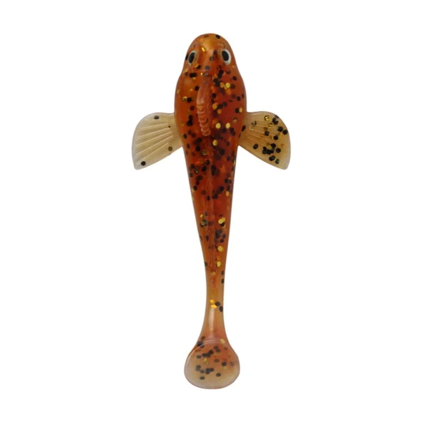 Balzer Shirasu Grundel Orange P. 8 Cm 3 Lü Silikon ürün görseli 1