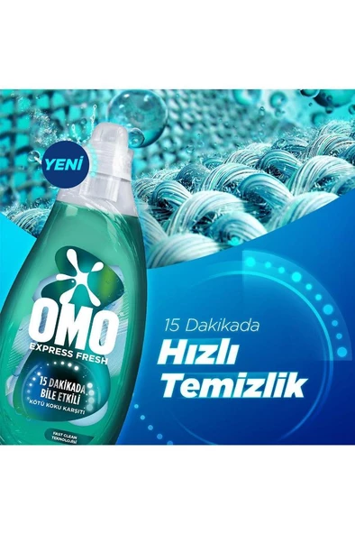 OMO EXPRESS FRESH 1480ML BEYAZ-RENKLI - Resim 3