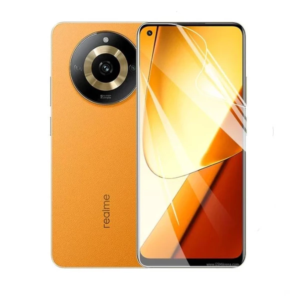 Realme 11 Pro ile Uyumlu Gerçek Kırılmayan Ekran Koruyucu Film HD-ŞEFFAF ürün görseli 1