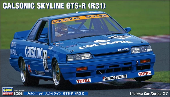 Hasegawa HMCC27 1:24 Clasonic Skyline GTS-R (R31), Çok aşamalı Model Araba Kit ürün görseli 1