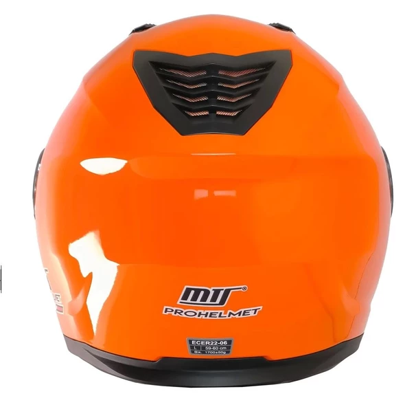 PTTAVM: MTS 966 V2 ORANGE ÇENE AÇILIR TURUNCU KASK