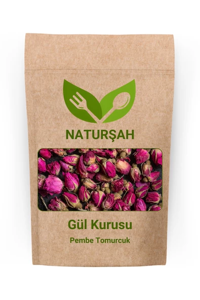 Naturşah Gül Kurusu Pembe Tomurcuk 1 Kg ürün görseli 1