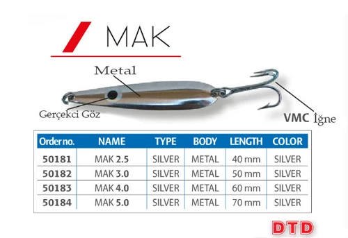DTD MAK KAŞIK 5.0 7 CM 5 GR - Resim 2