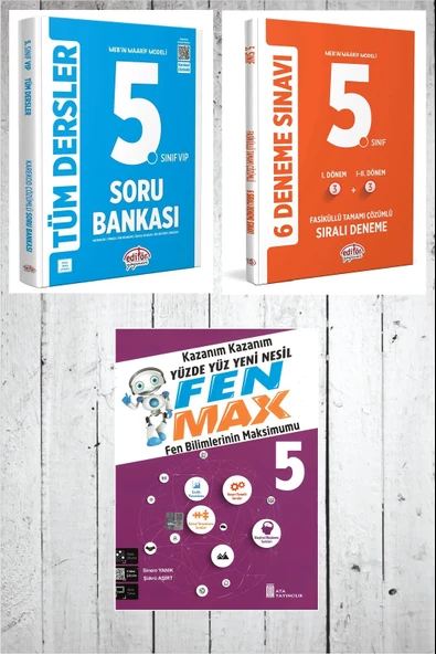 Editör 5.Sınıf VİP Tüm Dersler Soru Bankası+Deneme Sınavı ürün görseli 1