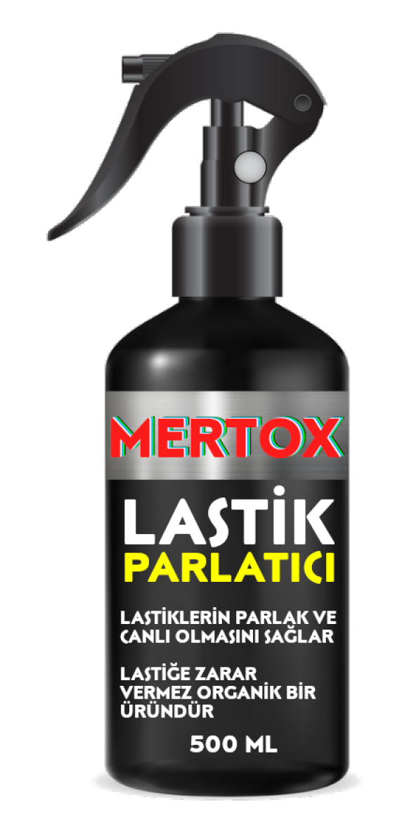 MERTOX LASTİK PARLATICI KORUYUCU VE TEMİZLEYİCİ SPREY 500ML TEMİZLEME SOLÜSYON BAKIM KORUMA ürün görseli 1