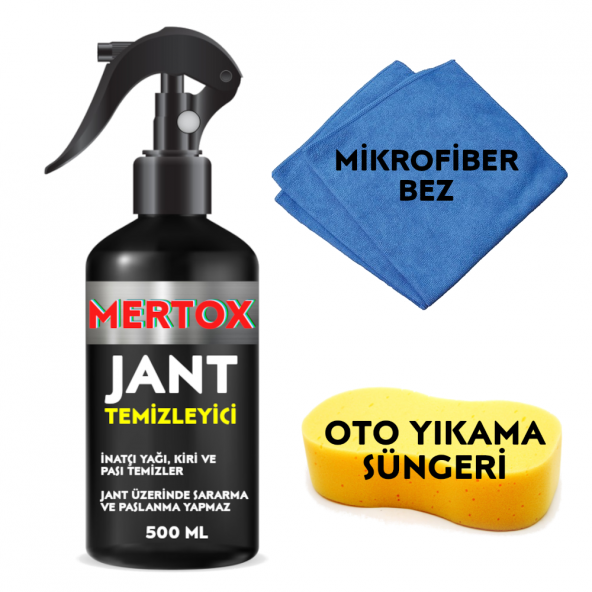 MERTOX ARAÇ ARABA OTOMOBİL OTO JANT TEMİZLEYİCİ SPREY 500ML TEMİZLEME SOLÜSYON BAKIM KORUMA ürün görseli 1