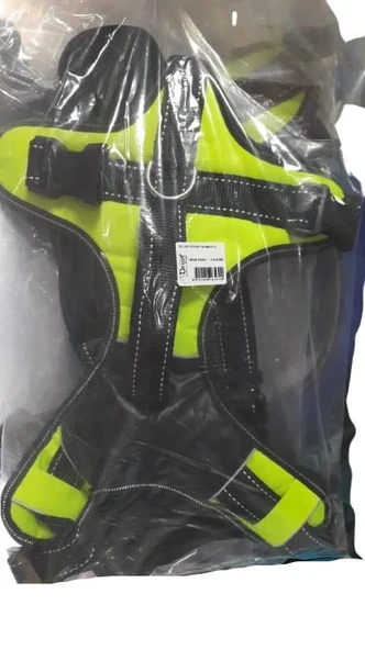 Orijin SSL301 Göğüs Tasması Fosforlu Yeşil XL GÖVDESİ 75-100cm ARASI OLAN KÖPEKLERE ürün görseli 1