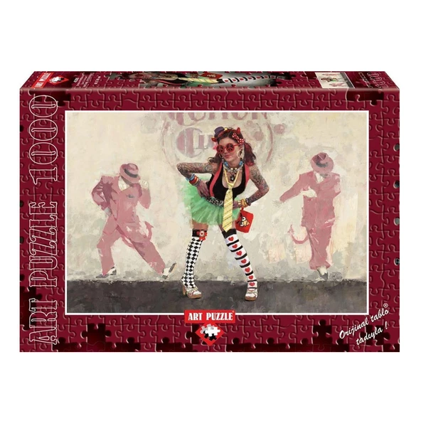 Art Puzzle Şeytan Mı? Melek Mi? 1000 Parça Puzzle ürün görseli 1