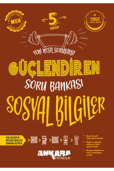 Ankara Yayıncılık 5. Sınıf Güçlendiren Sosyal Bilgiler Soru Bankası ürün görseli 1