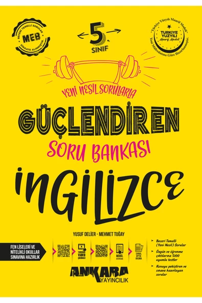 Ankara Yayıncılık 5. Sınıf İngilizce Güçlendiren Soru Bankası ürün görseli 1