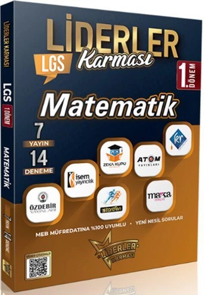 8. Sınıf LGS 1. Dönem Matematik 7 Yayın 14 Deneme Liderler Karması ürün görseli 1