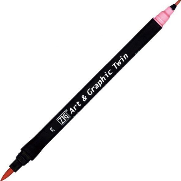 ZIG ART&GRAPHIC TWIN TUT-80 202 PEACH PINK ürün görseli 1
